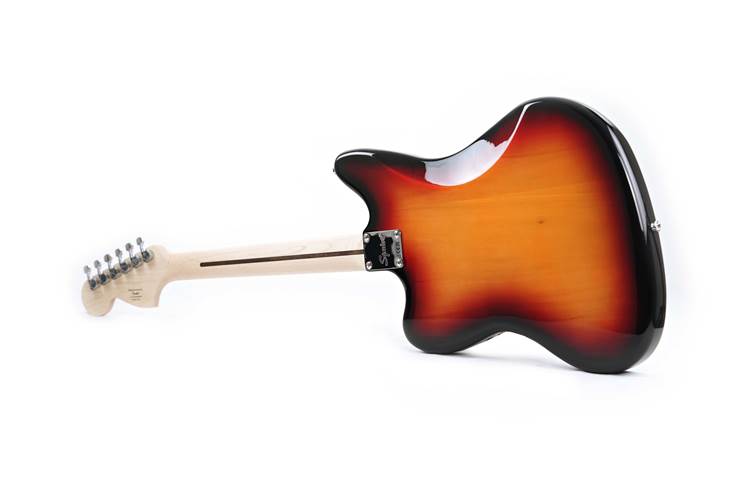 Squier Affinity Series Jaguar Indian Laurel Fingerboard Black Pickguard 3-Colour Sunburst Squier Affinity Series Jaguar Indian Laurel Fingerboard Black Pickguard 3-Colour Sunburst