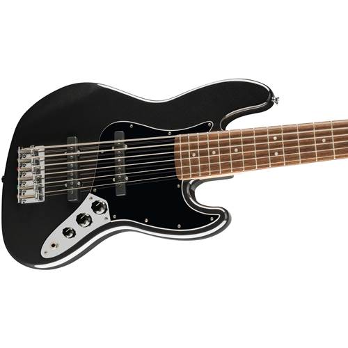 Squier Affinity Series Jazz Bass VI Laurel Fingerboard Black Pickguard Black Metallic Squier Affinity Series Jazz Bass VI Laurel Fingerboard Black Pickguard Black Metallic