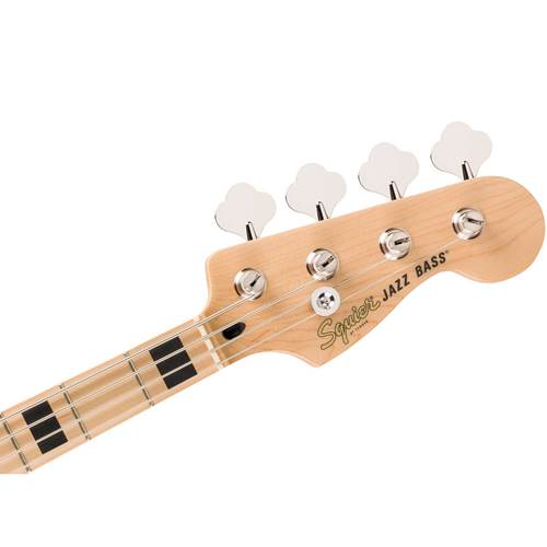 Squier Affinity Series Active Jazz Bass Black Pickguard Olympic White Maple Fingerboard Squier Affinity Series Active Jazz Bass Black Pickguard Olympic White Maple Fingerboard