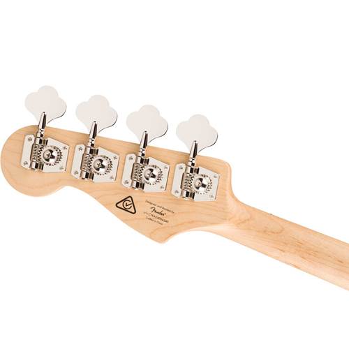 Squier Affinity Series Active Jazz Bass Black Pickguard Olympic White Maple Fingerboard Squier Affinity Series Active Jazz Bass Black Pickguard Olympic White Maple Fingerboard