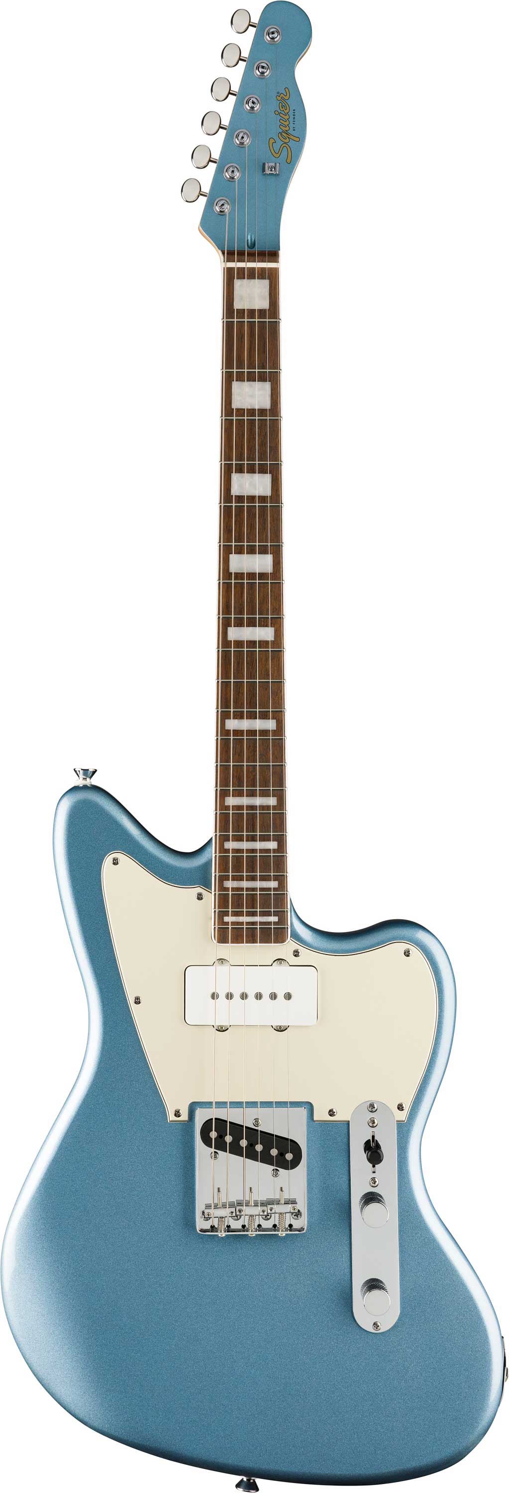 Squier Limited Edition Paranormal Offset Telecaster SJ Indian Laurel Fingerboard Parchment Pickguard Ice Blue Metallic