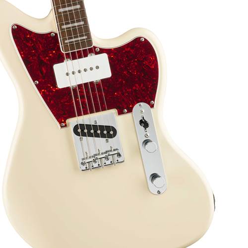 Squier Limited Edition Paranormal Offset Telecaster SJ Indian Laurel Fingerboard Tortoiseshell Pickguard Olympic White Squier Limited Edition Paranormal Offset Telecaster SJ Indian Laurel Fingerboard Tortoiseshell Pickguard Olympic White