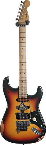 EVH Limited Edition Frankenstein Relic Series Vintage Sunburst Maple Fingerboard EVH Limited Edition Frankenstein Relic Series Vintage Sunburst Maple Fingerboard
