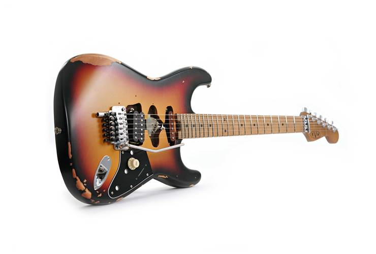 EVH Limited Edition Frankenstein Relic Series Vintage Sunburst Maple Fingerboard EVH Limited Edition Frankenstein Relic Series Vintage Sunburst Maple Fingerboard