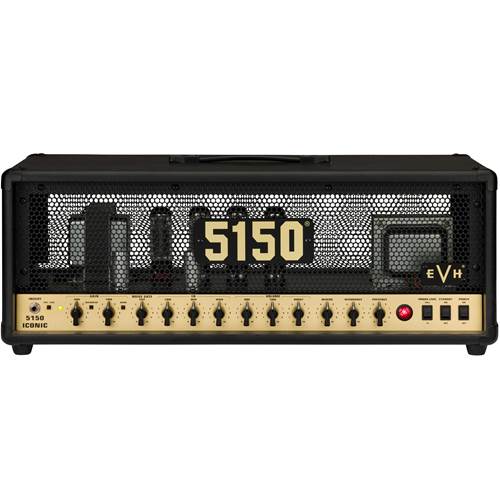 EVH 5150 Iconic Series 80W EL34 Black Valve Amp Head EVH 5150 Iconic Series 80W EL34 Black Valve Amp Head