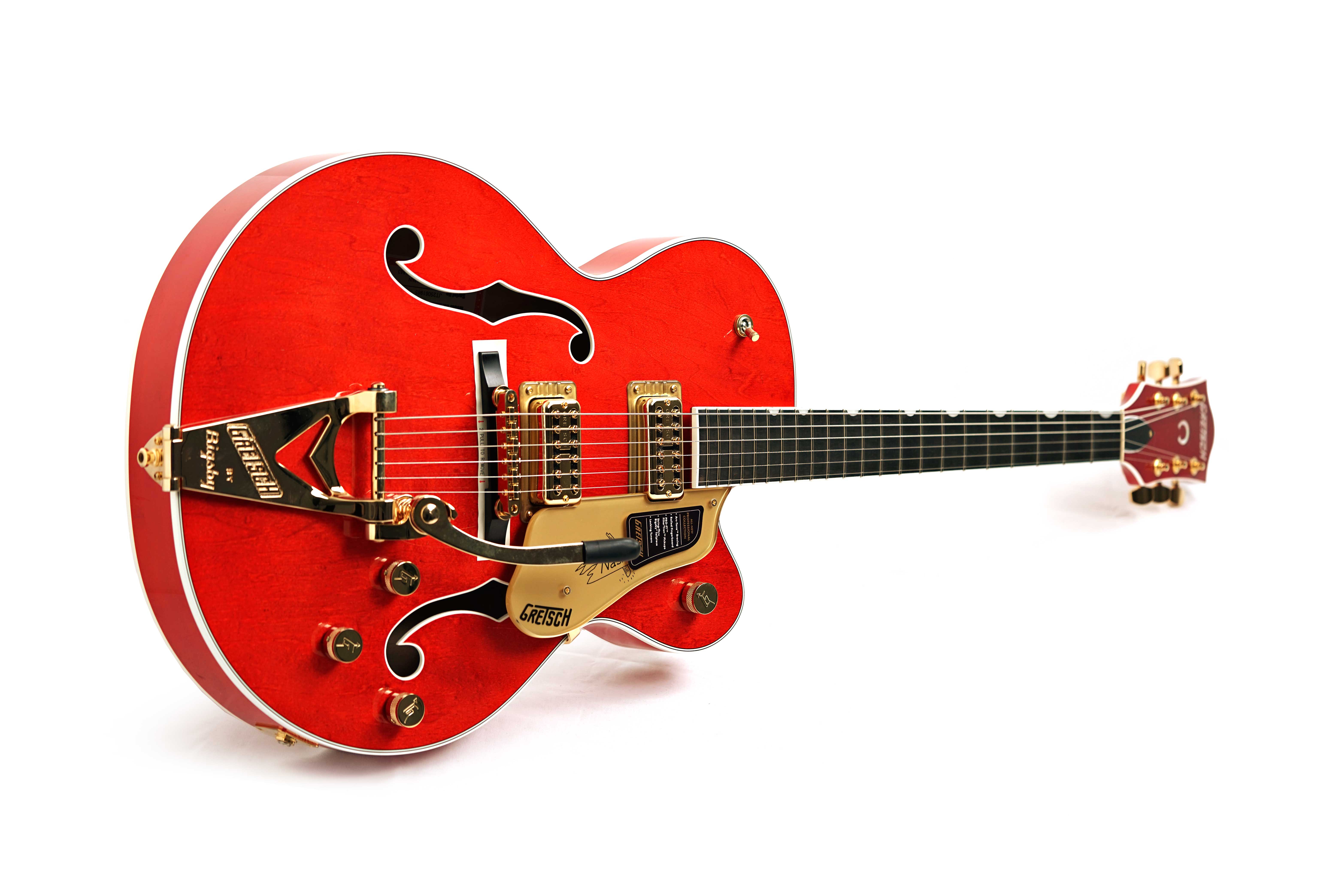 Gretsch Nashville Hollow Body Orange Stain Ebony Fingerboard #JT25061985