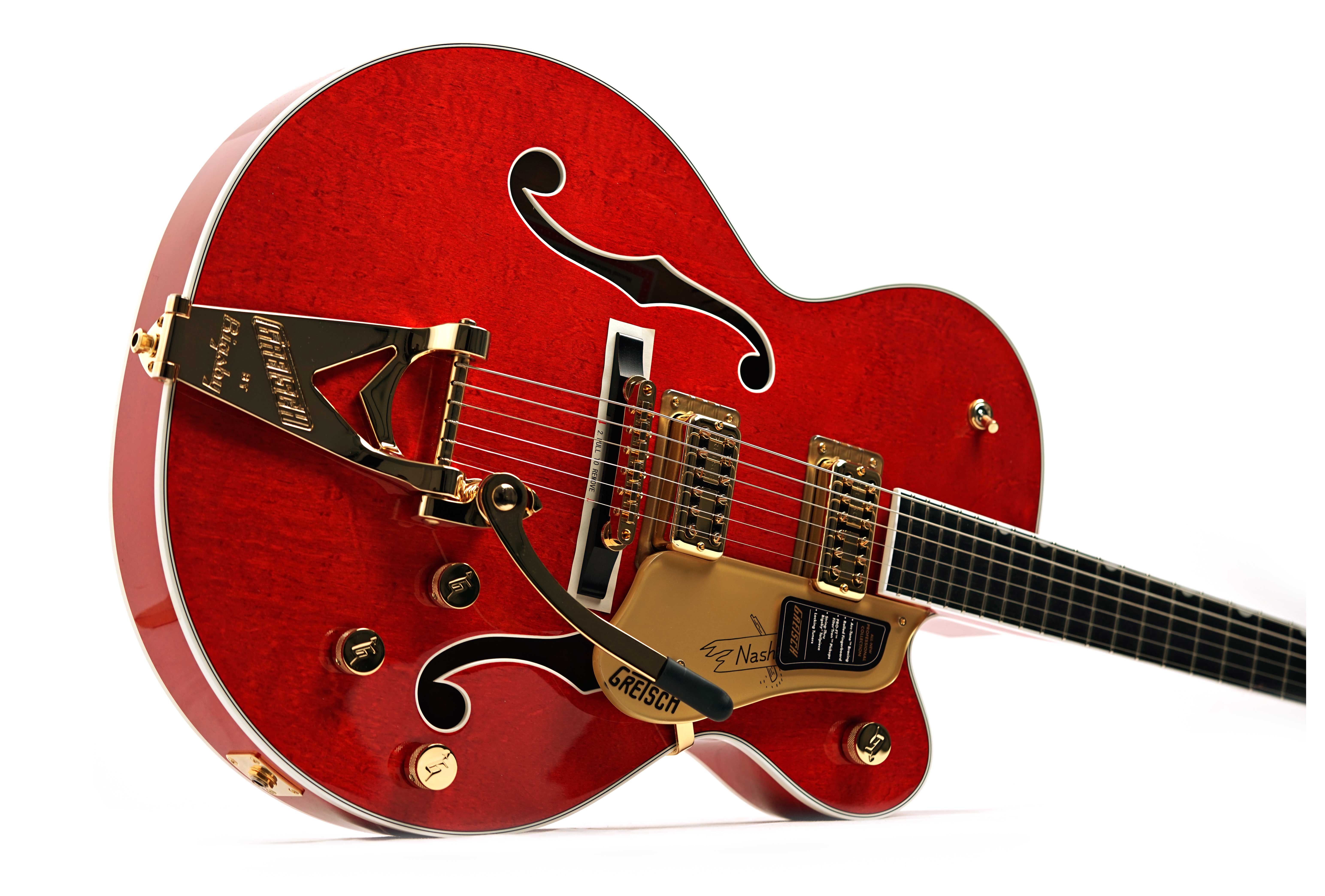 Gretsch Nashville Hollow Body Orange Stain Ebony Fingerboard #JT25061981