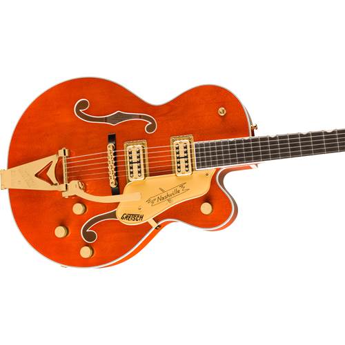 Gretsch Nashville Hollow Body Orange Stain Ebony Fingerboard Gretsch Nashville Hollow Body Orange Stain Ebony Fingerboard
