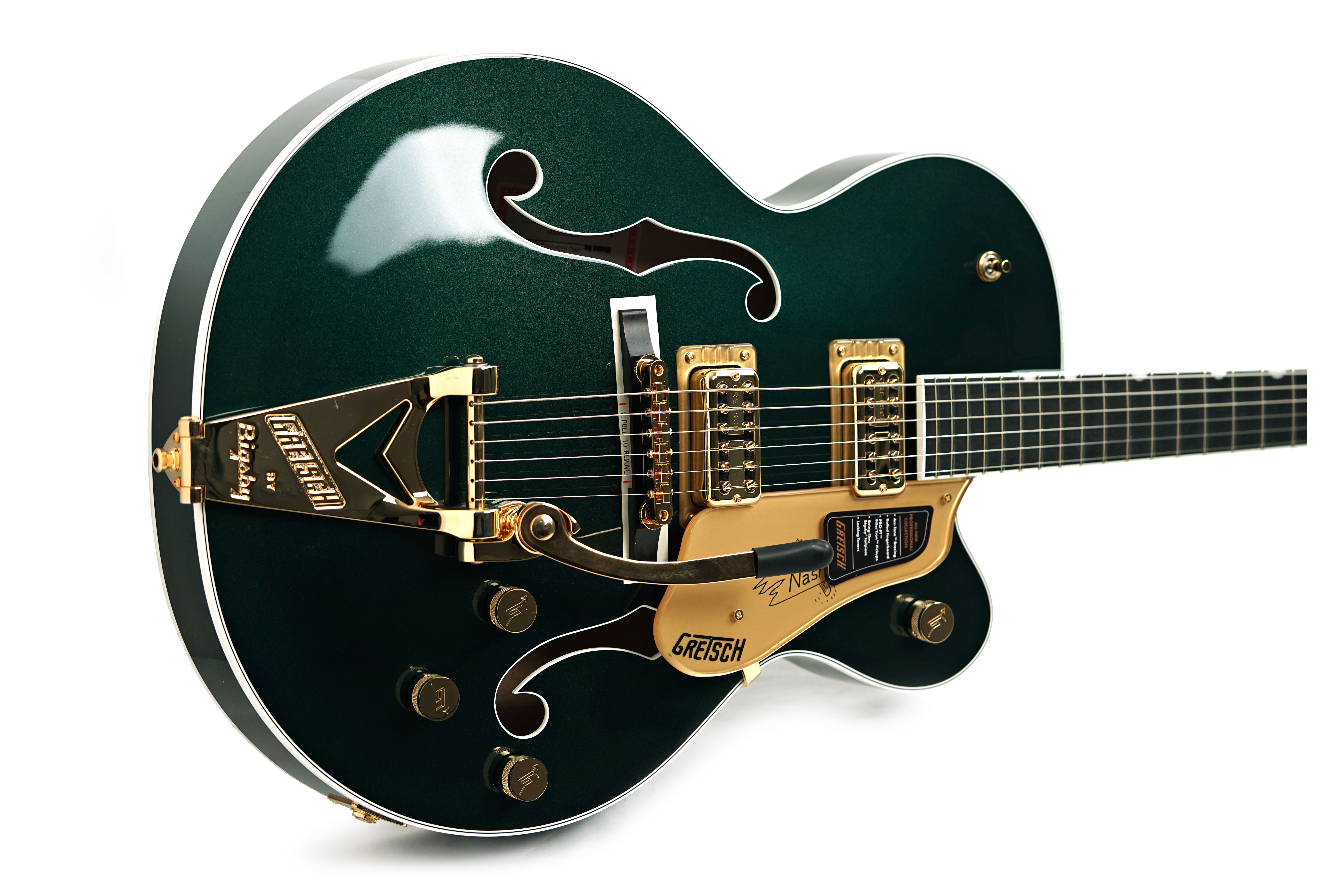 Gretsch Nashville Hollow Body Cadillac Green Ebony Fingerboard #JT25010300