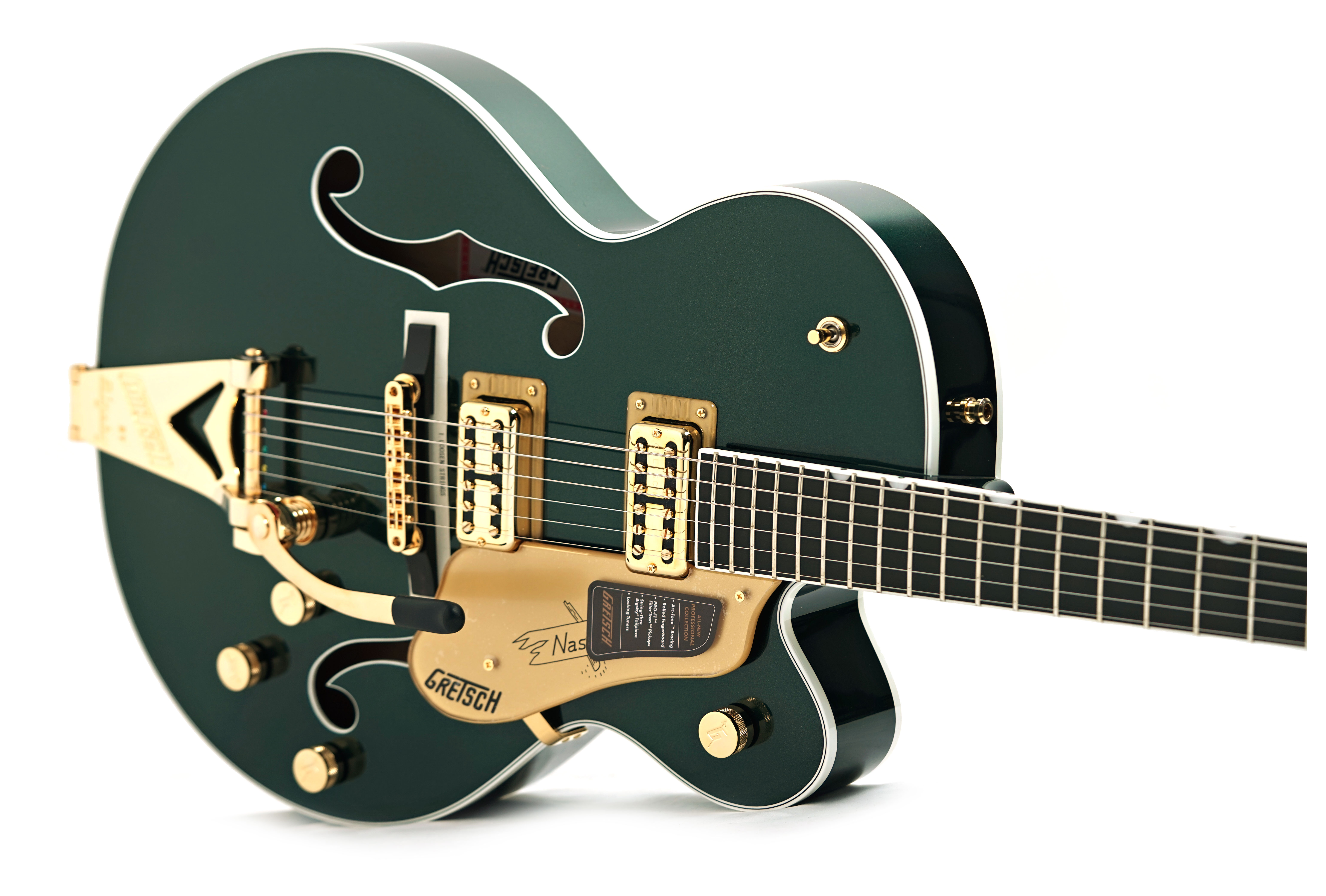Gretsch Nashville Hollow Body Cadillac Green Ebony Fingerboard #JT25010300