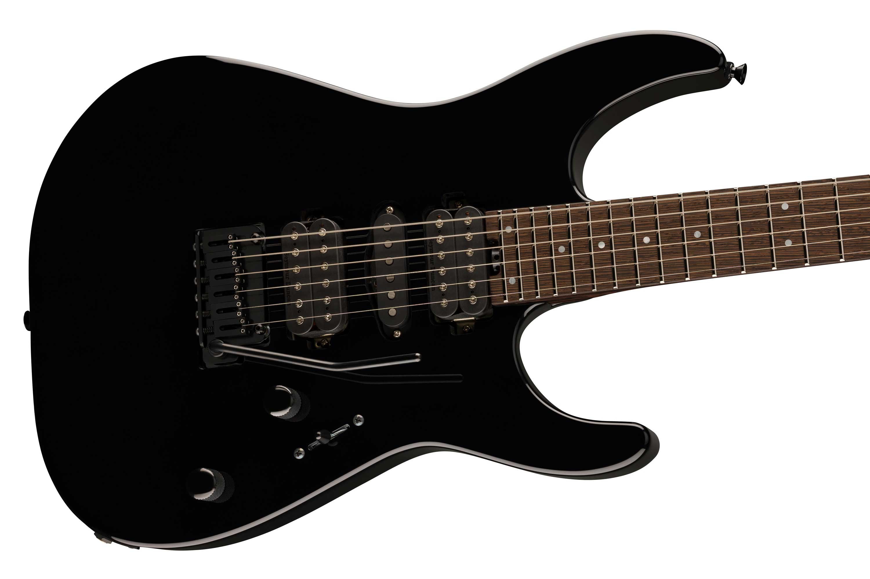 Charvel MJ DK24 HSH 2PT W Mahogany Wenge Fingerboard Black