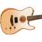 Fender FINNEAS Signature Acoustasonic Player Telecaster Cappuccino Fade Rosewood Fingerboard Front View