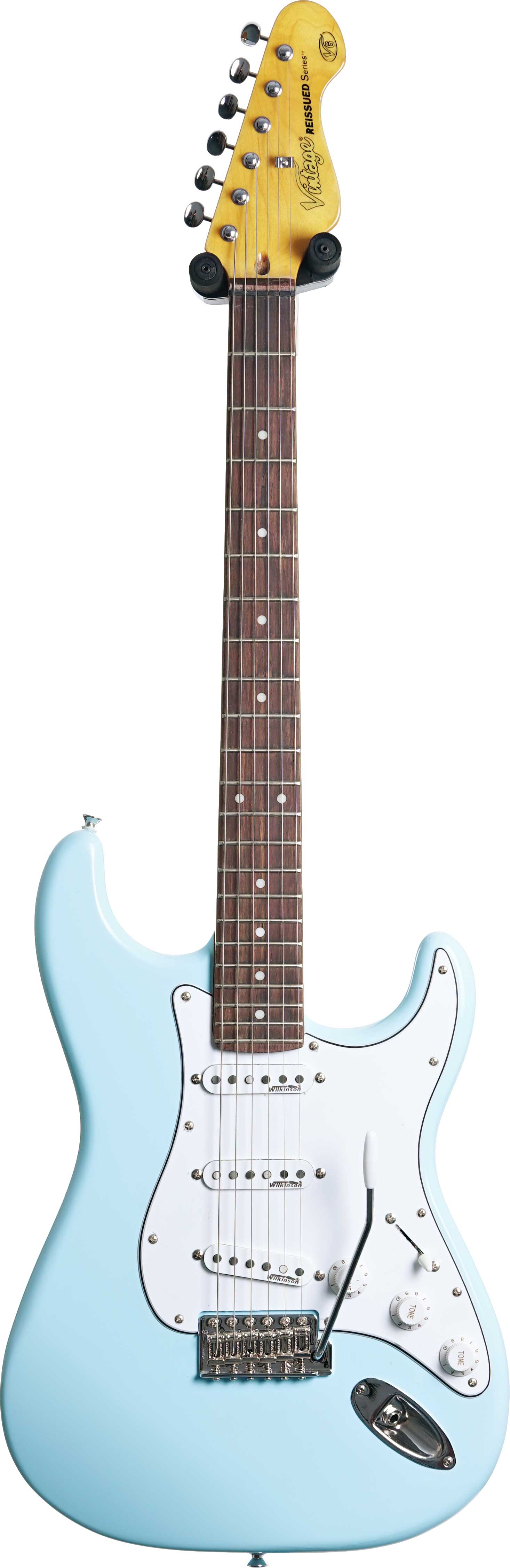 Vintage V6 ReIssued Electric Guitar Laguna Blue (Ex-Demo)