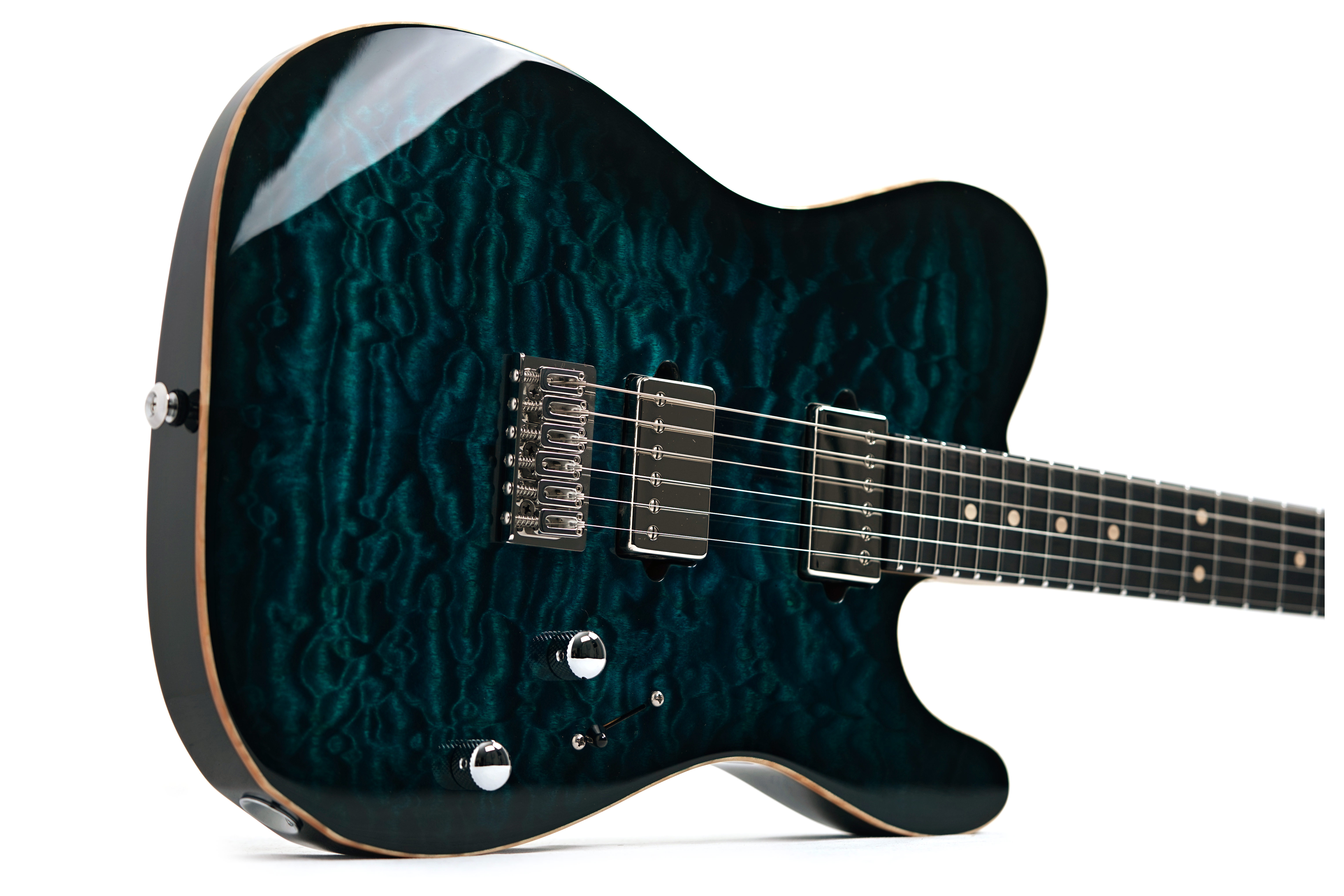 Suhr Modern T Quilt Trans Teal Burst #86460