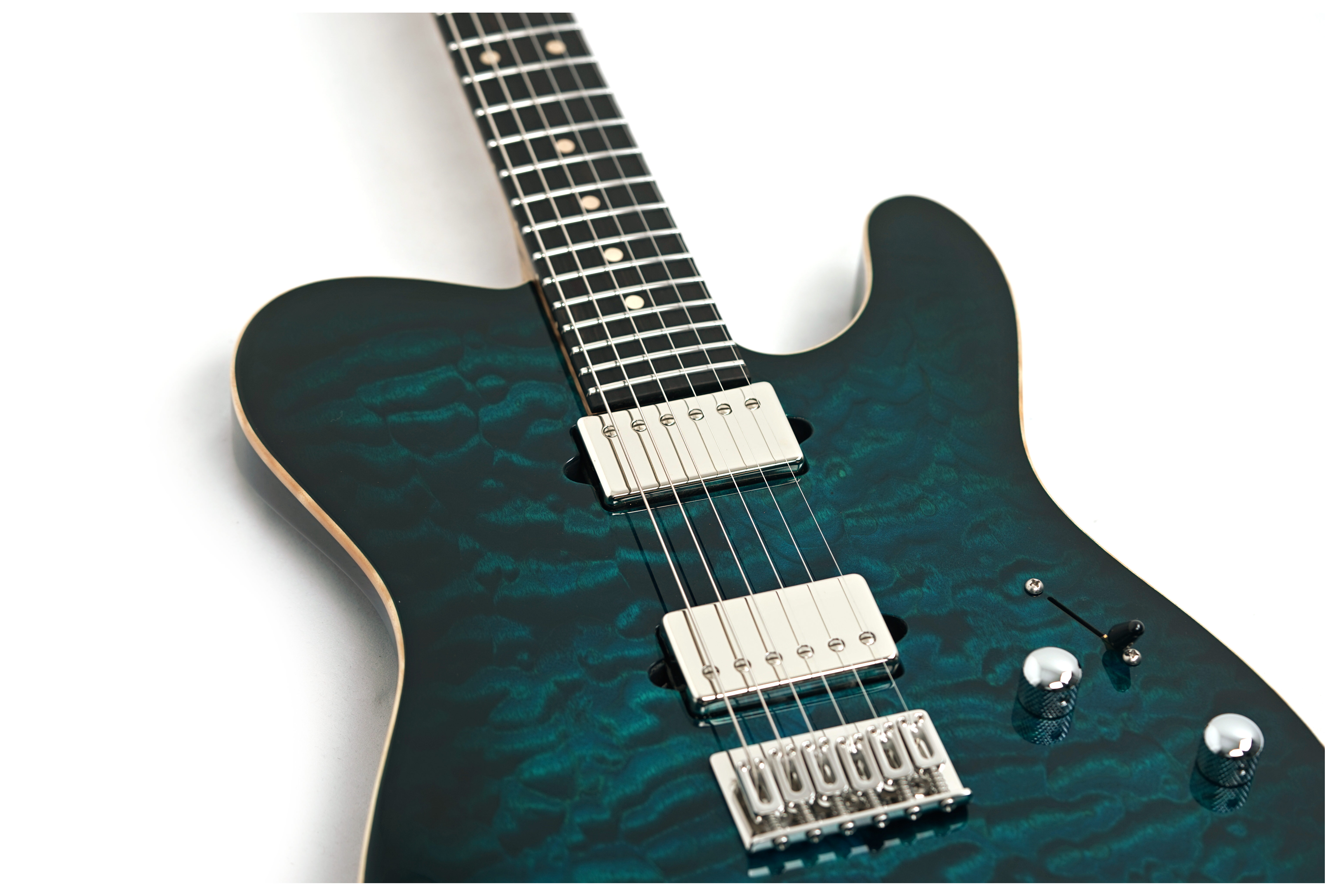 Suhr Modern T Quilt Trans Teal Burst #86460