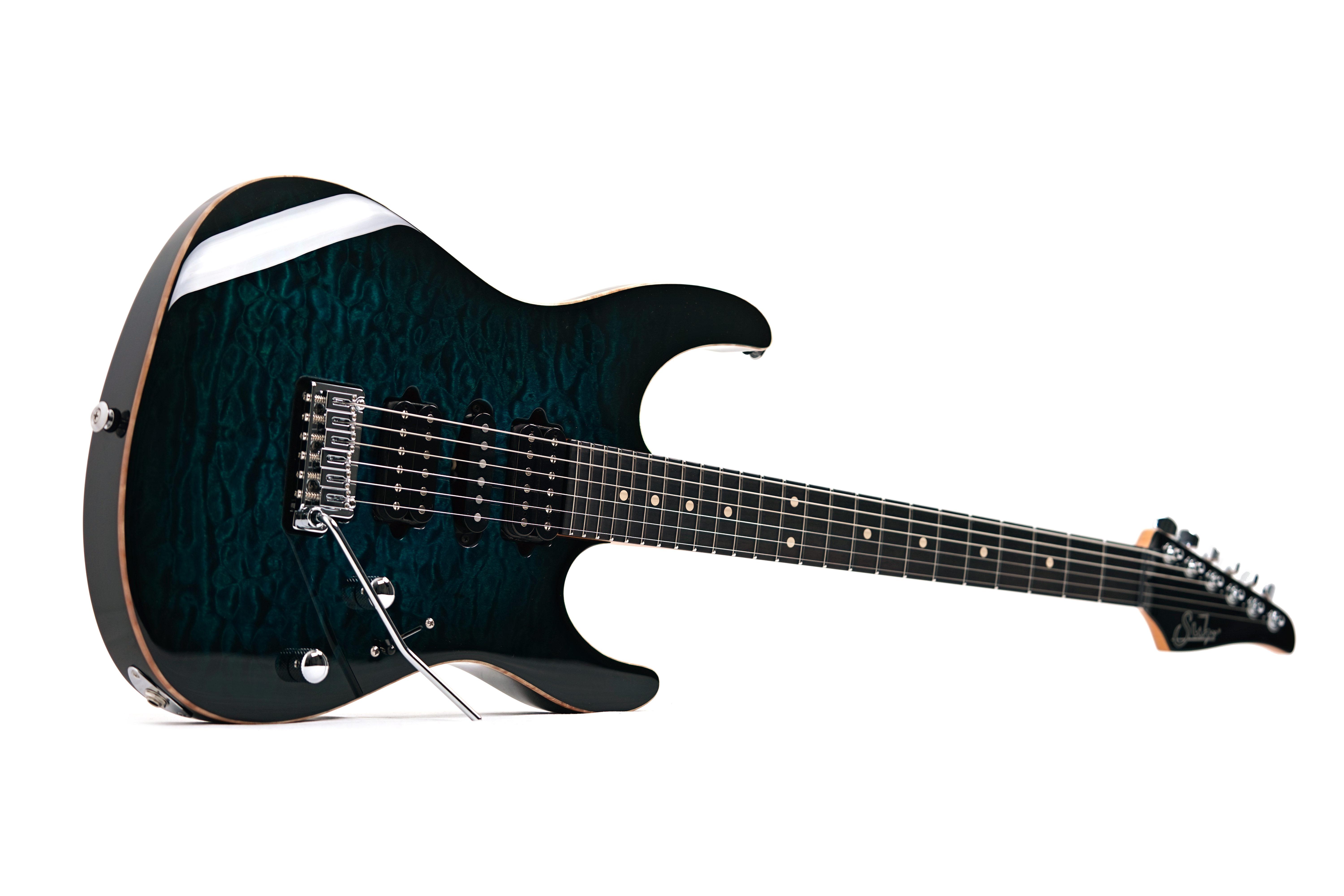 Suhr Modern Quilt Trans Teal Burst #86462