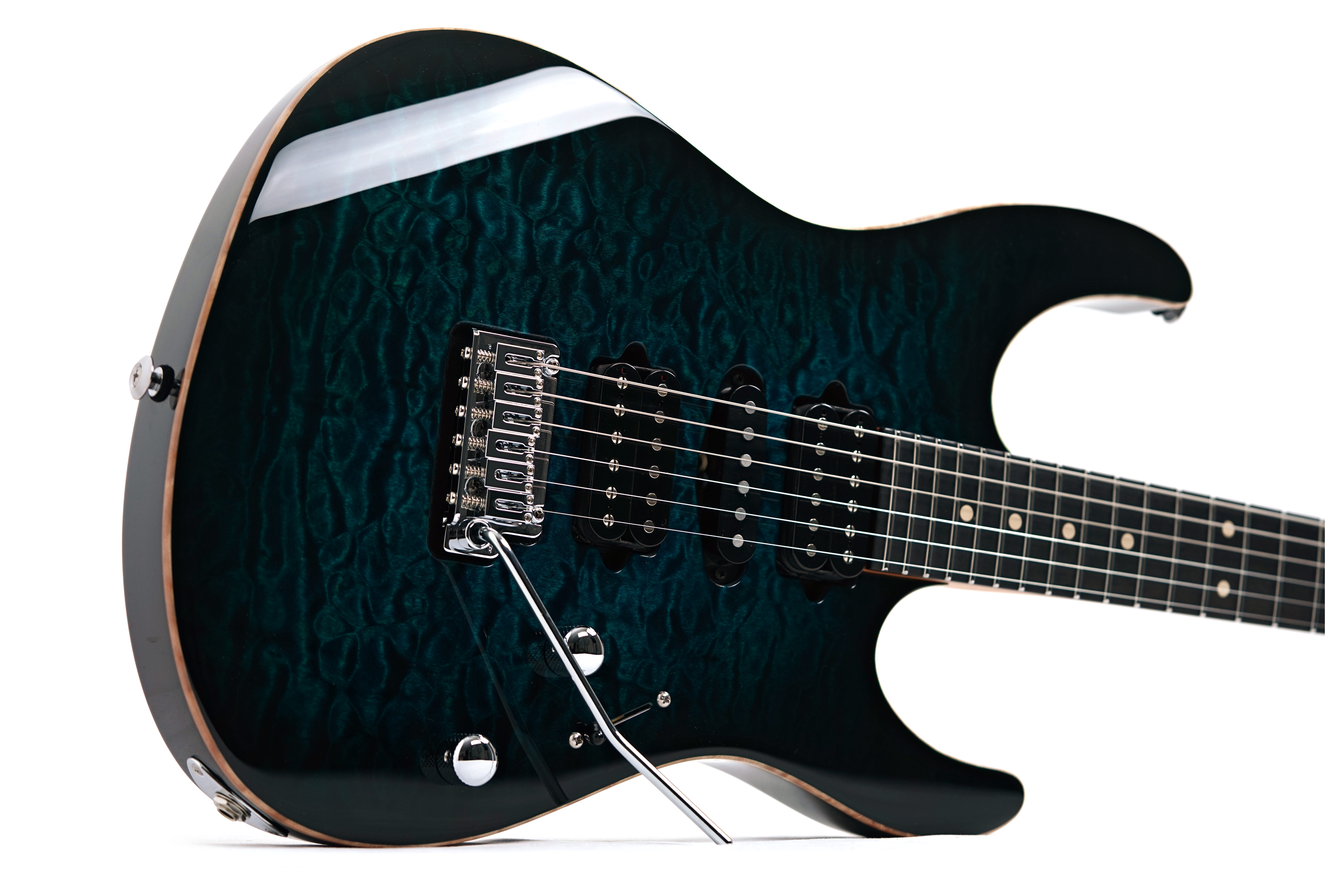 Suhr Modern Quilt Trans Teal Burst #86462