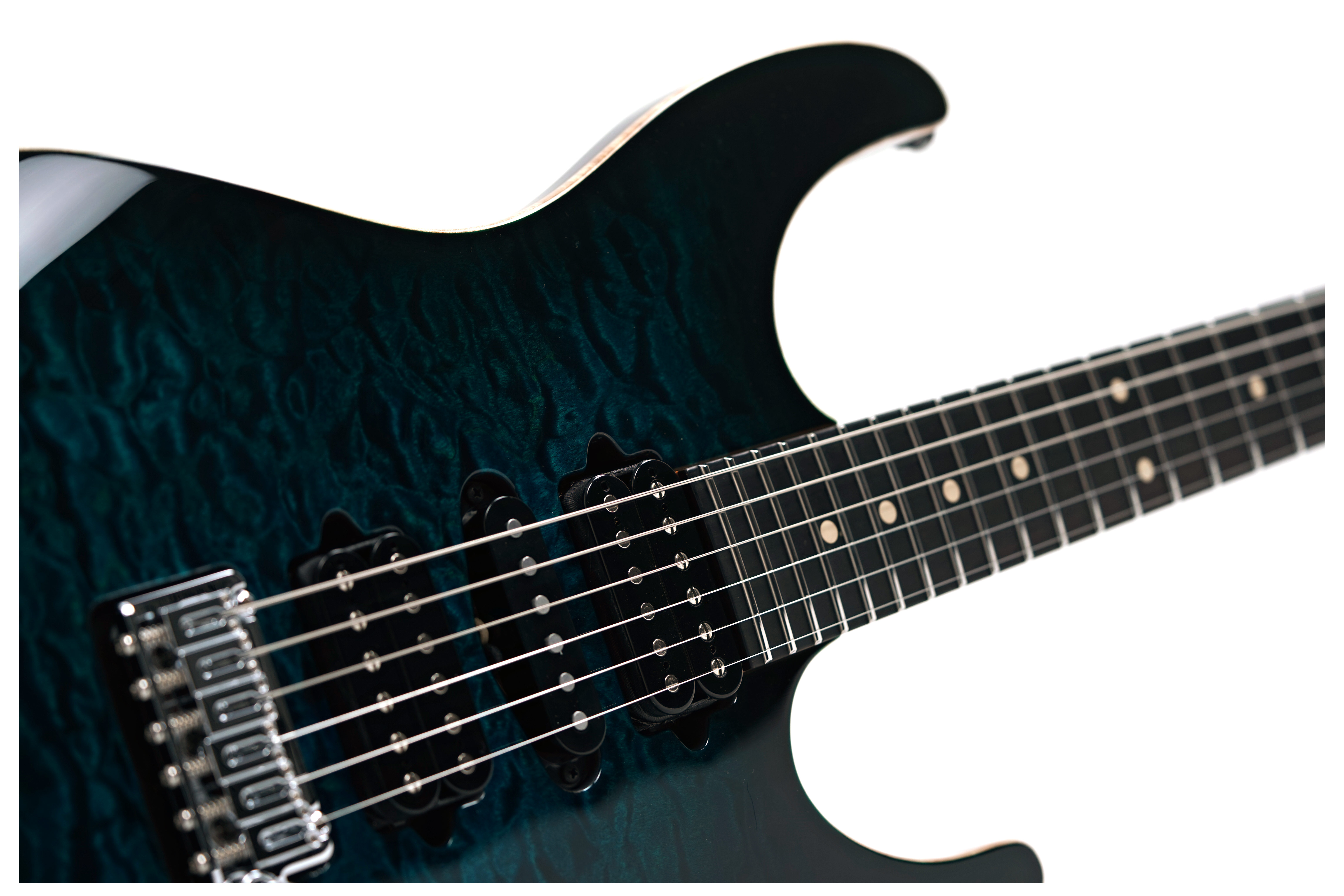 Suhr Modern Quilt Trans Teal Burst #86462