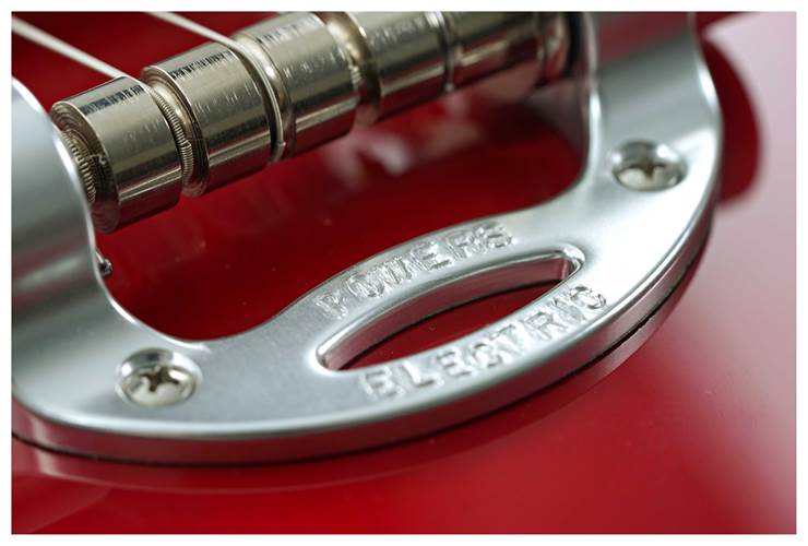 Powers Electric A-Type Crystal Red Metallic CamTail Powers Electric A-Type Crystal Red Metallic CamTail