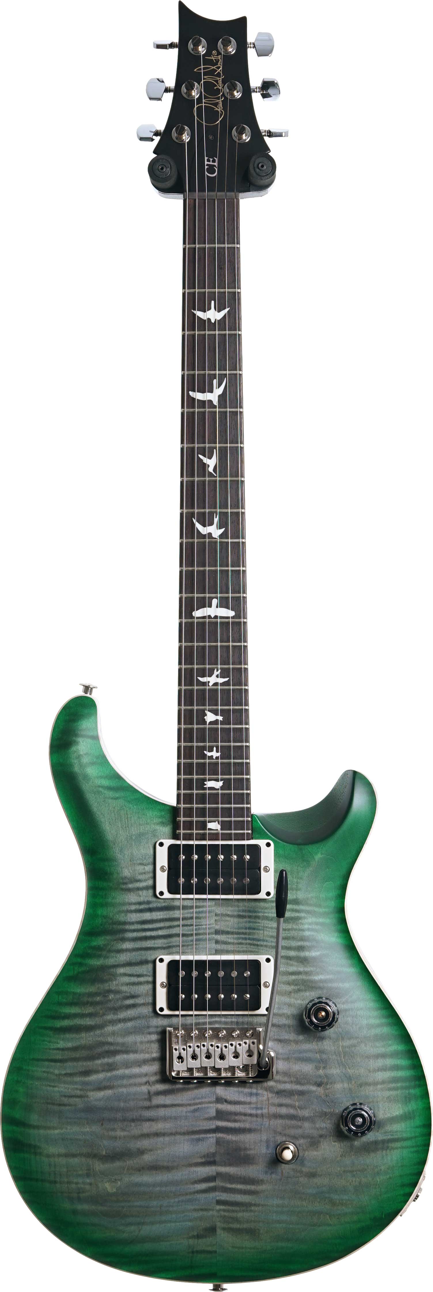 PRS CE24 Satin Faded Grey Black Jade Burst #0367275