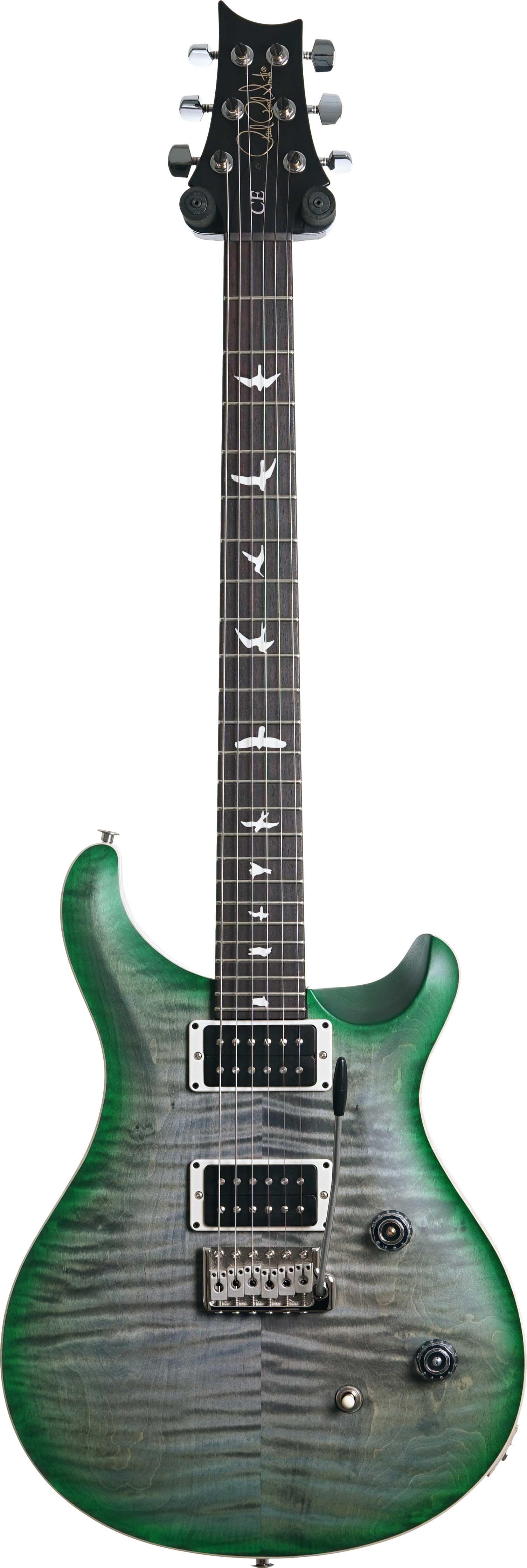 PRS CE24 Satin Faded Grey Black Jade Burst #0375869