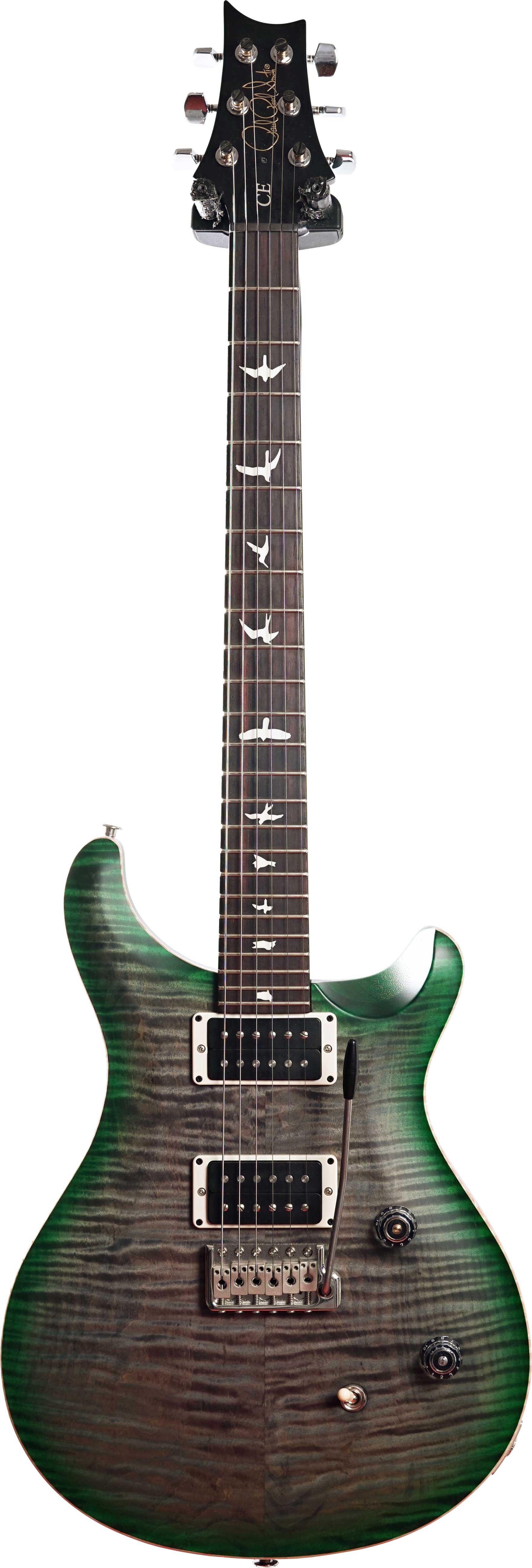 PRS CE24 Satin Faded Grey Black Jade Burst #0375116