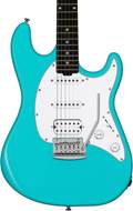 Music Man Sterling Intro Series Cutlass CT20HSS Electric Blue Amaranth Fingerboard