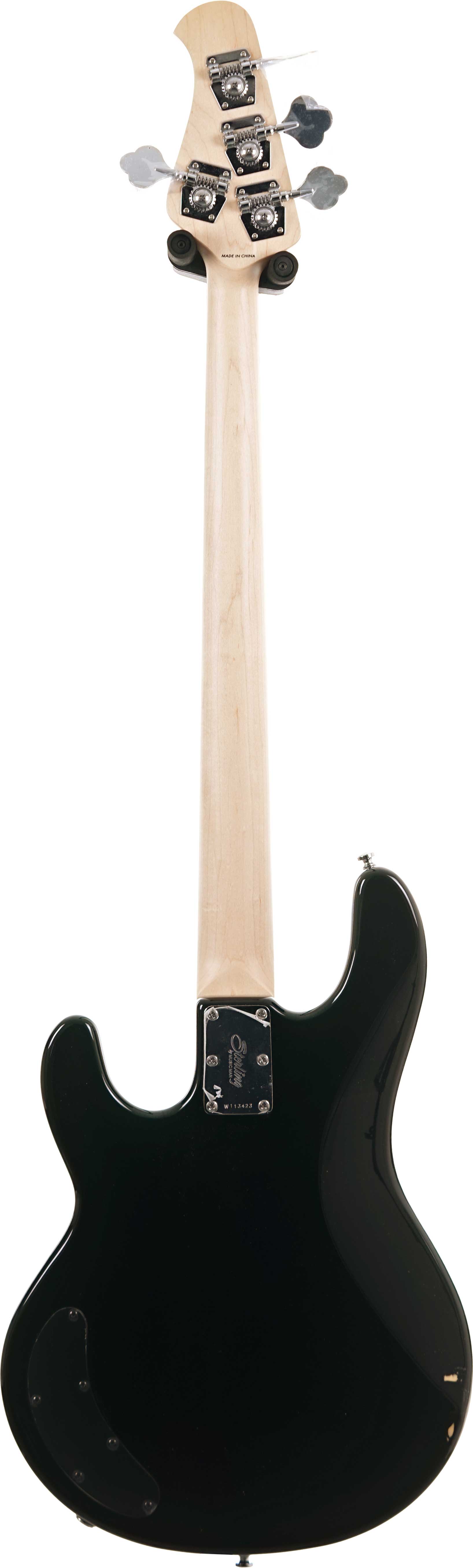 Music Man Sterling Intro Series Stingray Ray2 Black Maple Fingerboard (Ex-Demo) #W113423