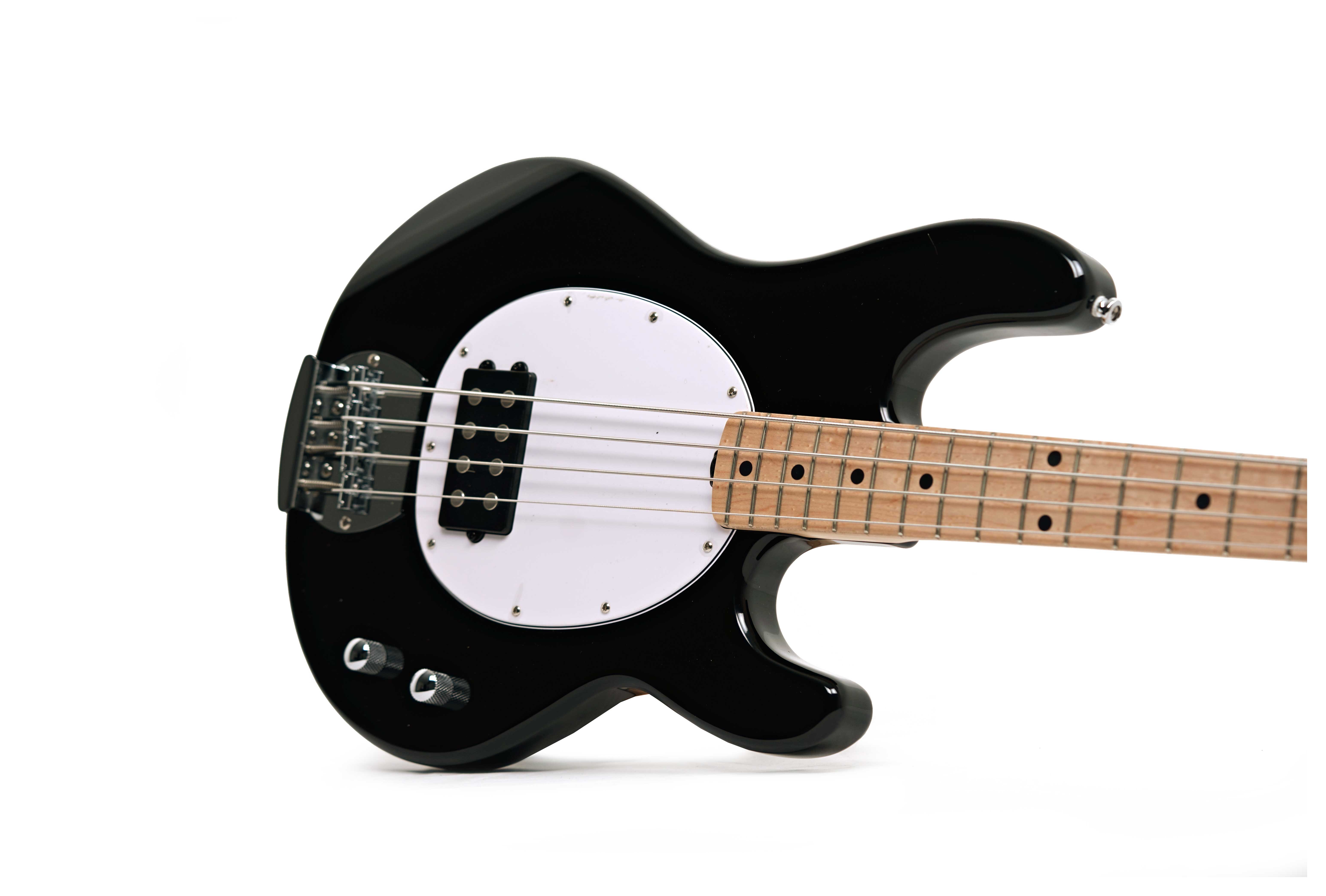 Music Man Sterling Intro Series Stingray Ray2 Black Maple Fingerboard (Ex-Demo) #W113423