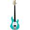 Music Man Sterling Intro Series Stingray Ray2 Electric Blue Amaranth Fingerboard Front View