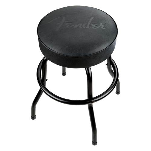 Fender 24 Inch Fender Embossed Black Logo Barstool Fender 24 Inch Fender Embossed Black Logo Barstool