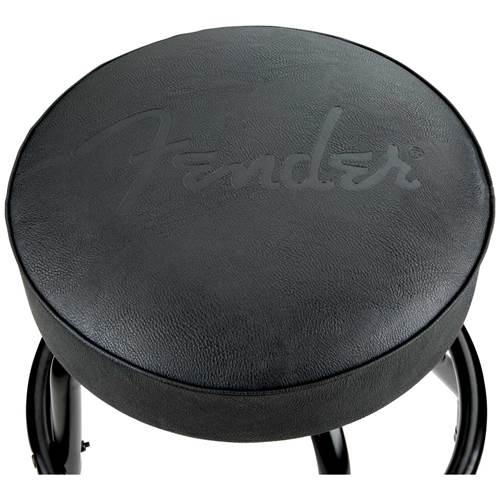 Fender 24 Inch Fender Embossed Black Logo Barstool Fender 24 Inch Fender Embossed Black Logo Barstool