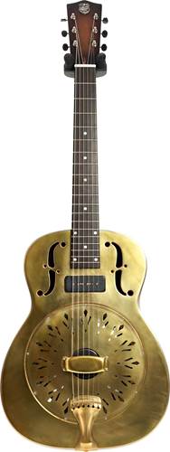 National Reso-Phonic Raw 14 Fret Brass With Lollar P90 National Reso-Phonic Raw 14 Fret Brass With Lollar P90