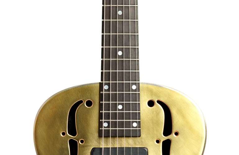 National Reso-Phonic Raw 14 Fret Brass With Lollar P90 National Reso-Phonic Raw 14 Fret Brass With Lollar P90