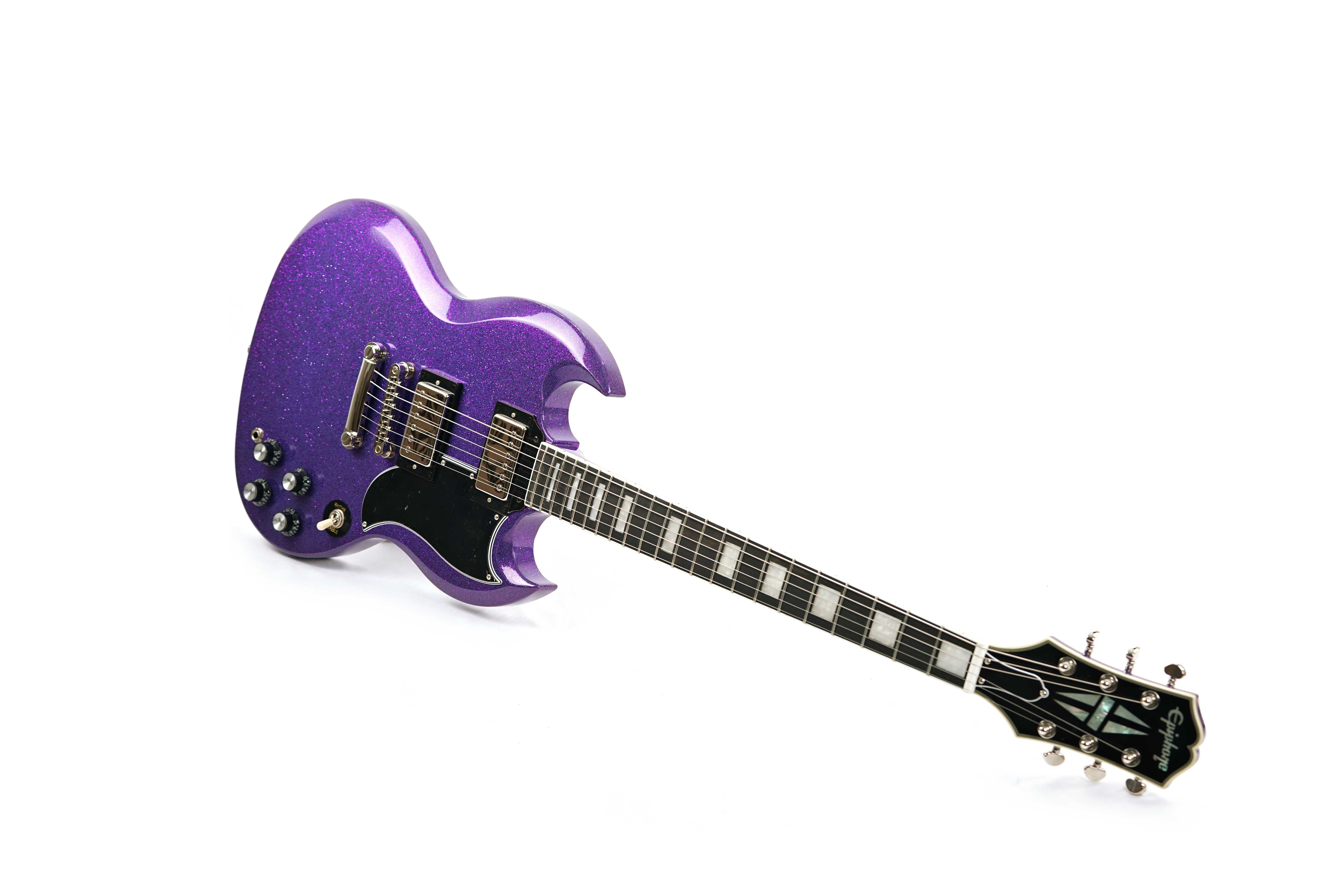 Epiphone SG Custom Purple Sparkle UK Exclusive