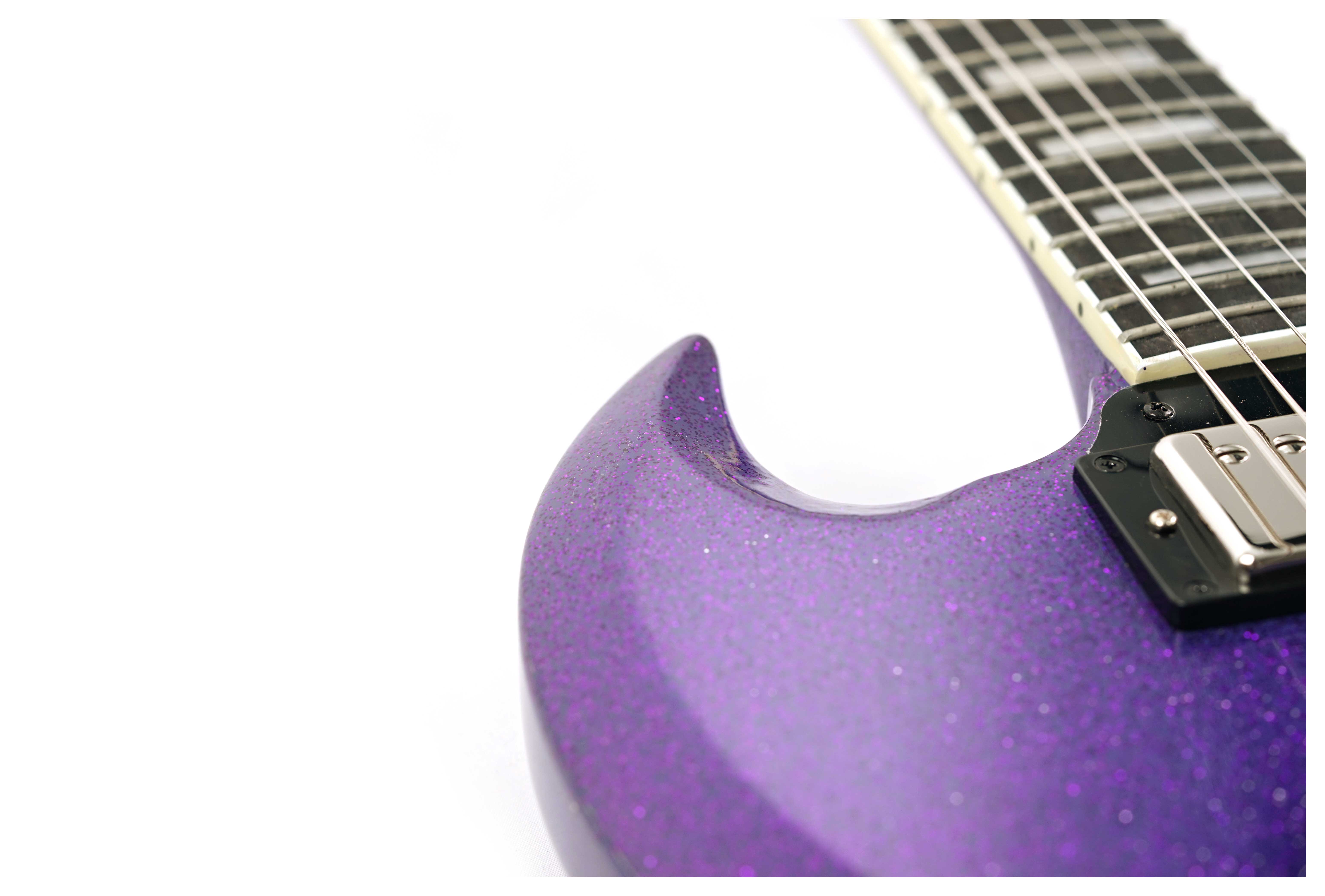 Epiphone SG Custom Purple Sparkle UK Exclusive