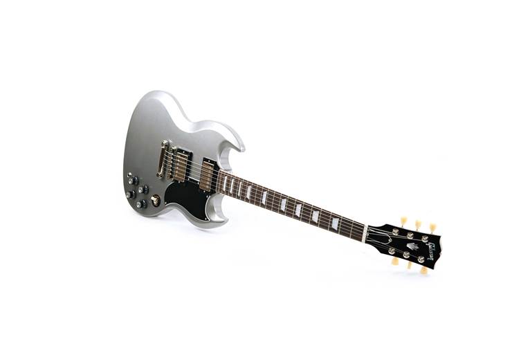 Gibson SG Standard 61 Stop Bar Silver Mist Gibson SG Standard 61 Stop Bar Silver Mist