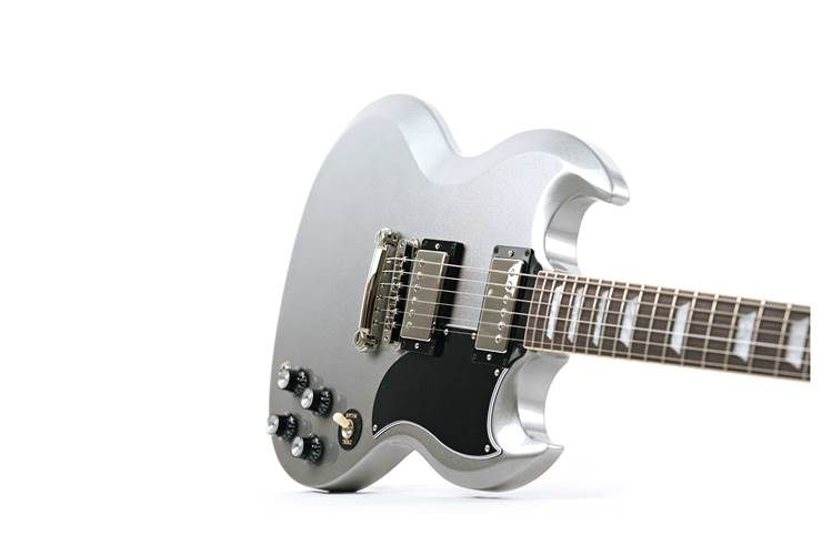 Gibson SG Standard 61 Stop Bar Silver Mist Gibson SG Standard 61 Stop Bar Silver Mist