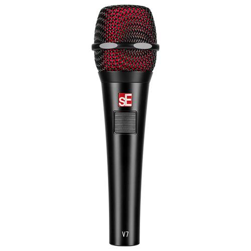 SE Electronics V7 PTT Studio-grade Handheld Microphone with Push-To-Talk Button Supercardioid SE Electronics V7 PTT Studio-grade Handheld Microphone with Push-To-Talk Button Supercardioid