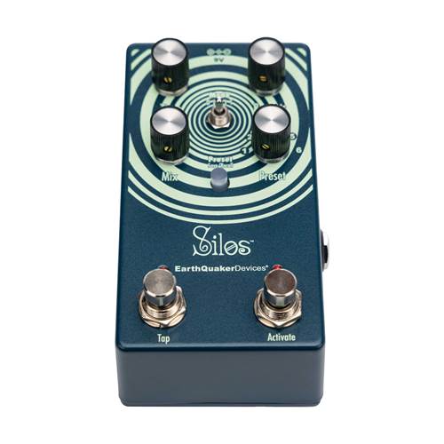 EarthQuaker Devices Silos Multi-Generational Time Reflection Device Delay Pedal EarthQuaker Devices Silos Multi-Generational Time Reflection Device Delay Pedal