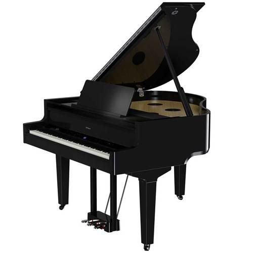 Roland GP-9M-PE Polished Ebony Luxury Grand with Moving Keys & Flagship Technology Roland GP-9M-PE Polished Ebony Luxury Grand with Moving Keys & Flagship Technology