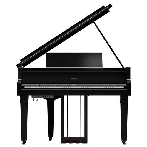 Roland GP-9M-PE Polished Ebony Luxury Grand with Moving Keys & Flagship Technology Roland GP-9M-PE Polished Ebony Luxury Grand with Moving Keys & Flagship Technology