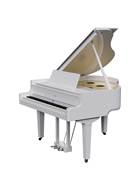 Roland GP-9M-PW Polished White Luxury Grand with Moving Keys & Flagship Technology