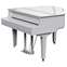 Roland GP-9M-PW Polished White Luxury Grand with Moving Keys & Flagship Technology  Front View
