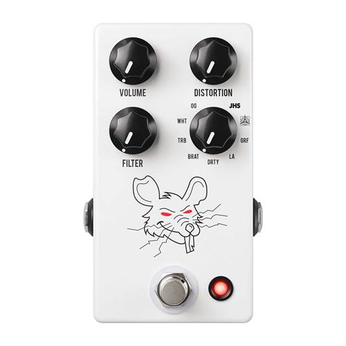 JHS Pedals Packrat White Distortion Pedal JHS Pedals Packrat White Distortion Pedal