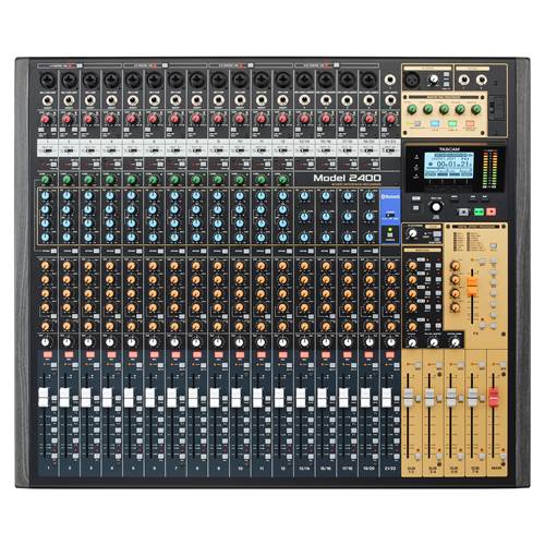 Tascam MODEL 2400 24 Channel Flagship Analogue Recording Console and Live Mixer with Audio Interface Tascam MODEL 2400 24 Channel Flagship Analogue Recording Console and Live Mixer with Audio Interface