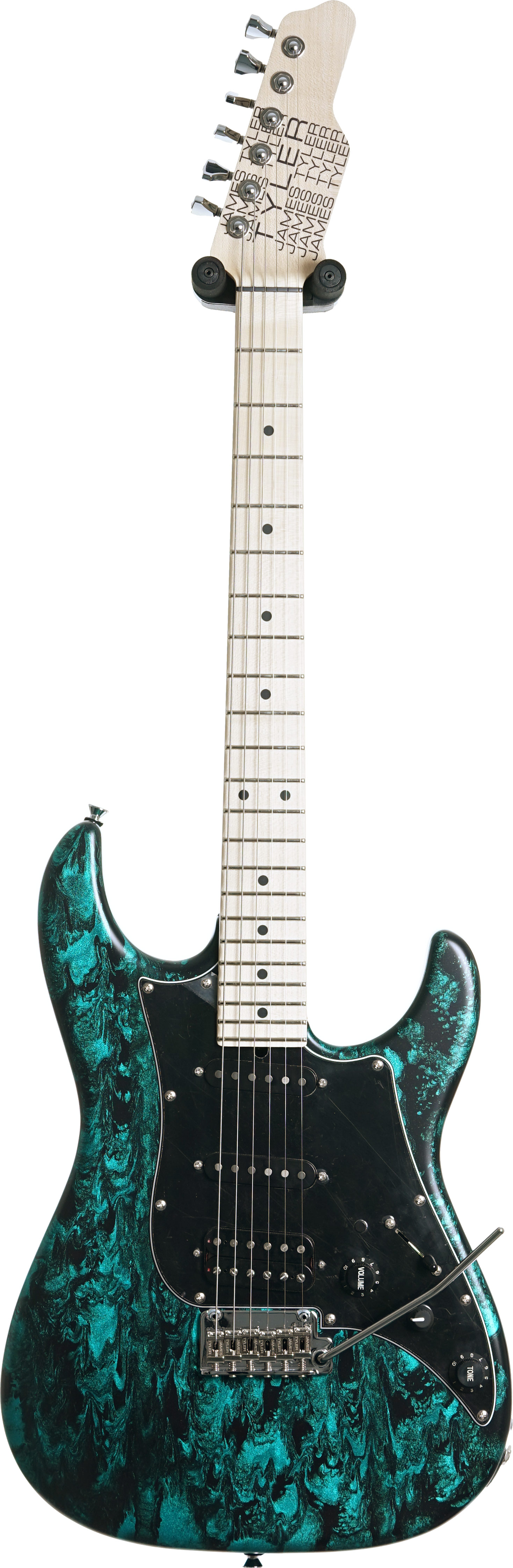 Tyler Japan Studio Elite HD Black Shmear Turquoise Tint