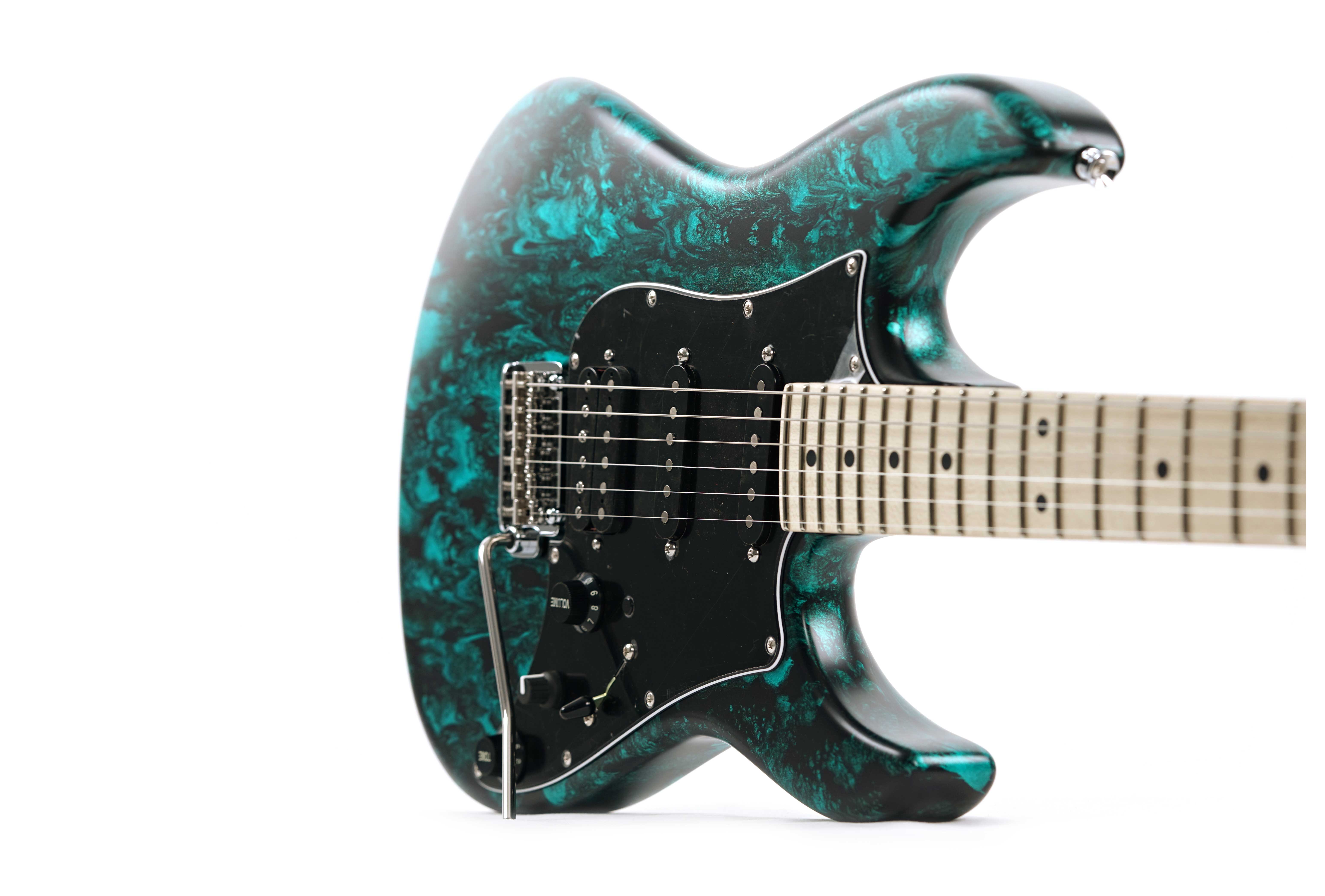 Tyler Japan Studio Elite HD Black Shmear Turquoise Tint