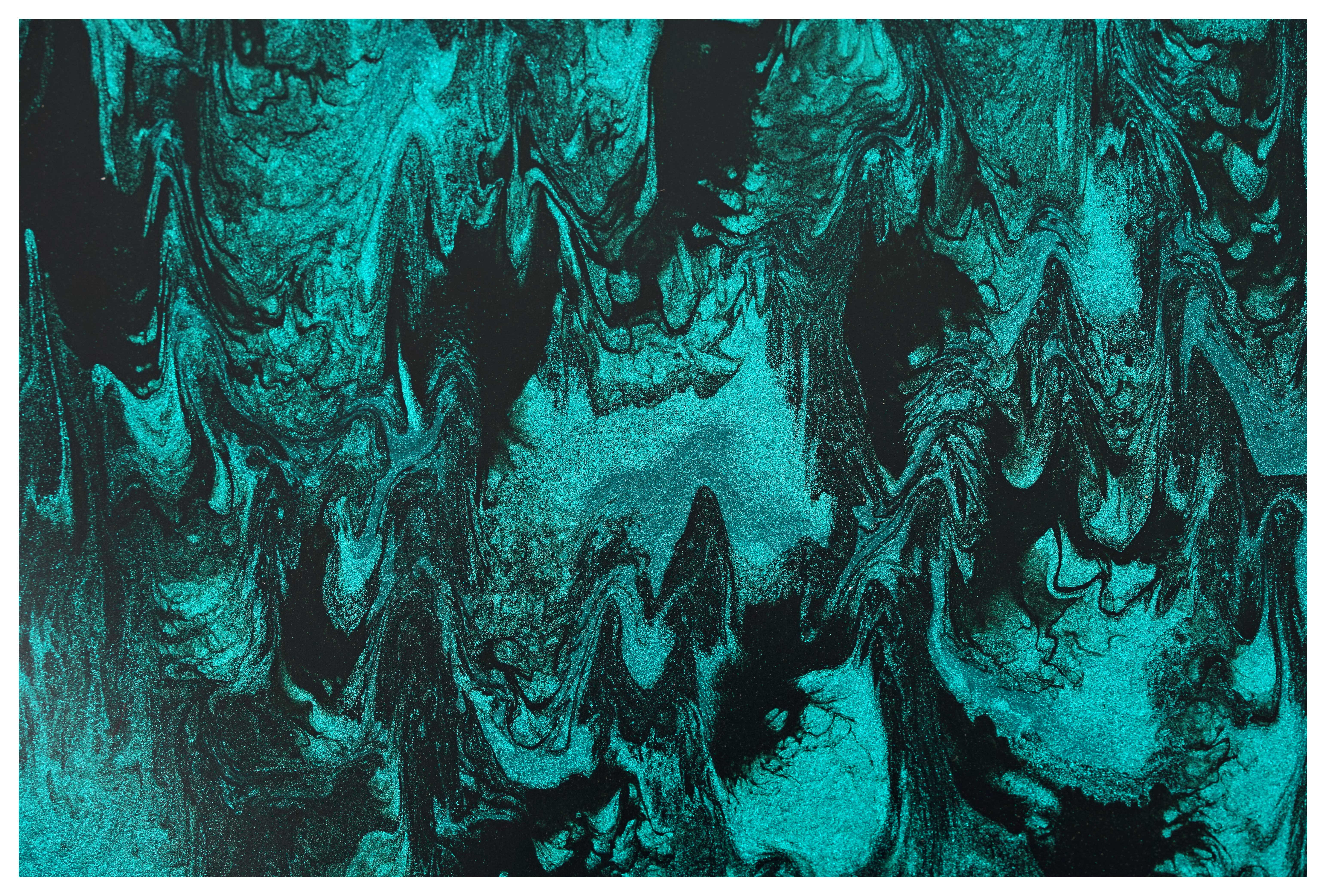 Tyler Japan Studio Elite HD Black Shmear Turquoise Tint