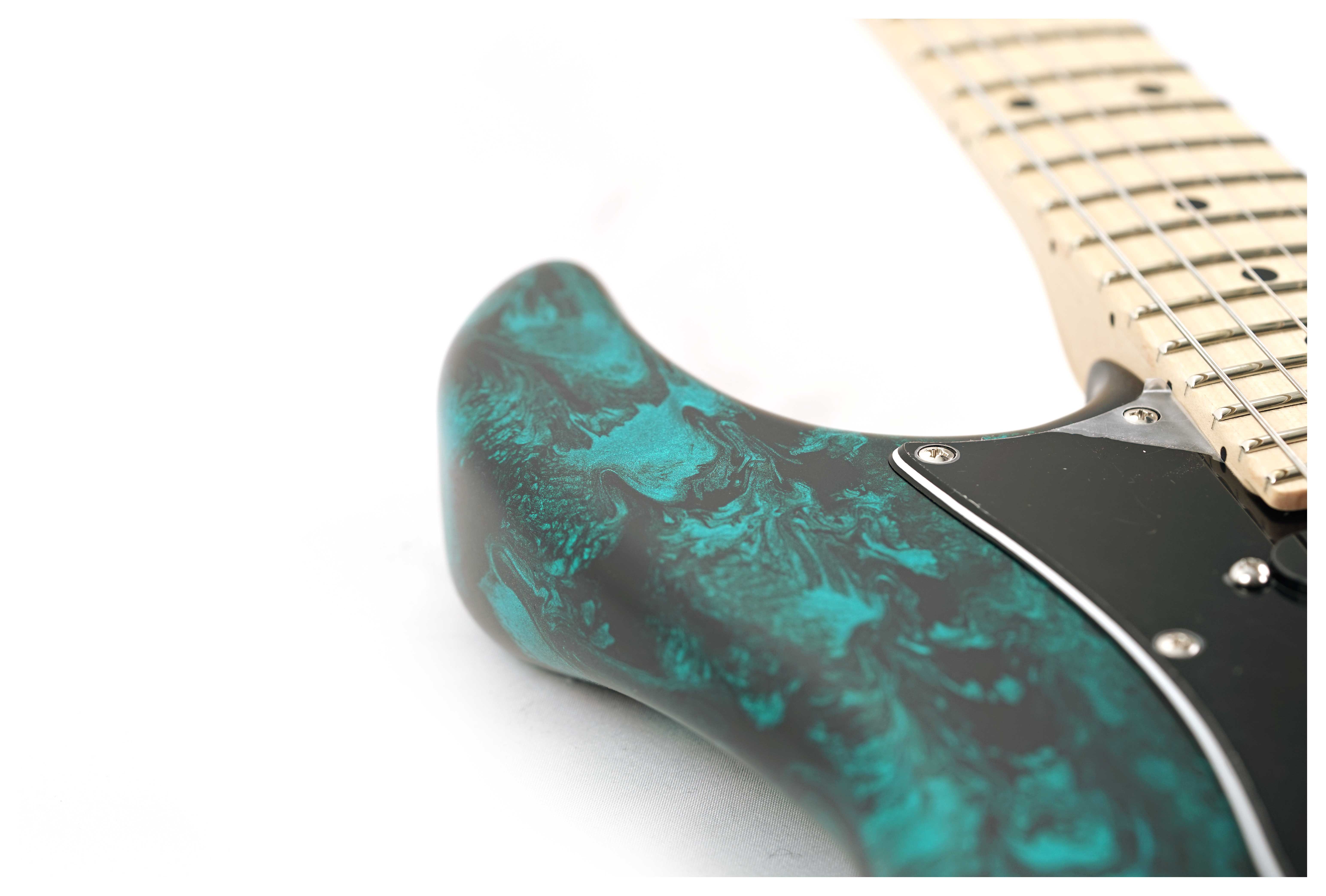 Tyler Japan Studio Elite HD Black Shmear Turquoise Tint